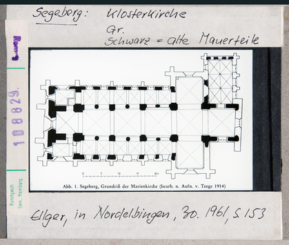 Vorschaubild Segeberg: Klosterkirche, Grundriss 